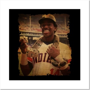 Julio Franco in Cleveland Guardians Posters and Art